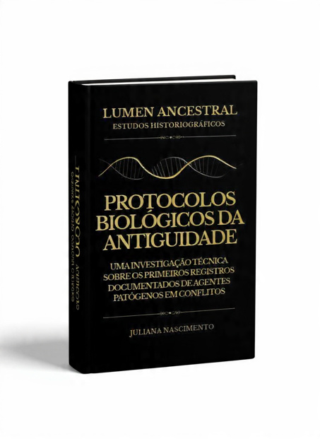 Biblioteca Lumen Mockup do livro Os Protocolos Biológicos da Antiguidade