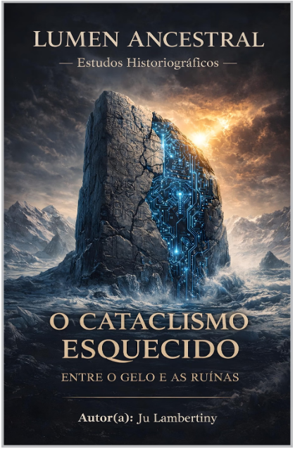 Capa do livro O Cataclismo Esquecido: Entre o Gelo e as Ruínas, de Juliana Nascimento