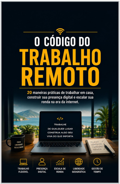 Capa do livro O Código do Trabalho Remoto, de Juliana Nascimento