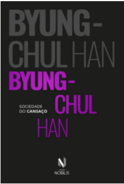 Capa do livro Sociedade do Cansaço, de Byung-Chul Han