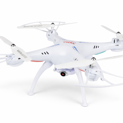 Drone Syma X5SW com câmera FPV para exploração tática e reconhecimento.